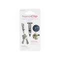 Nano Clip KeySmart Stainless Steel Silver Pocket/Purse Clip Keychain KS801-SS